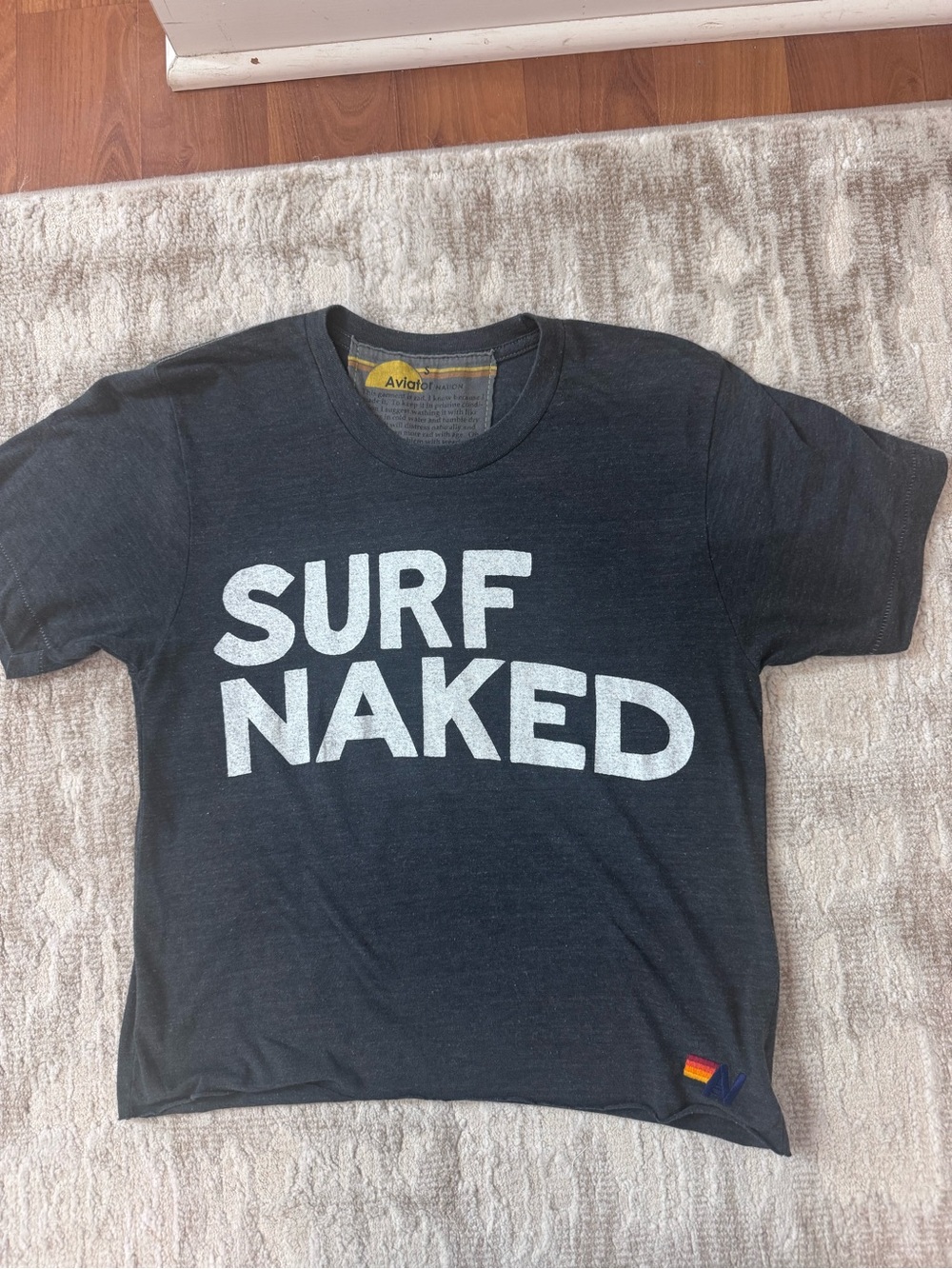 Aviator Nation Surf Naked Kids Graphic Tee - Black